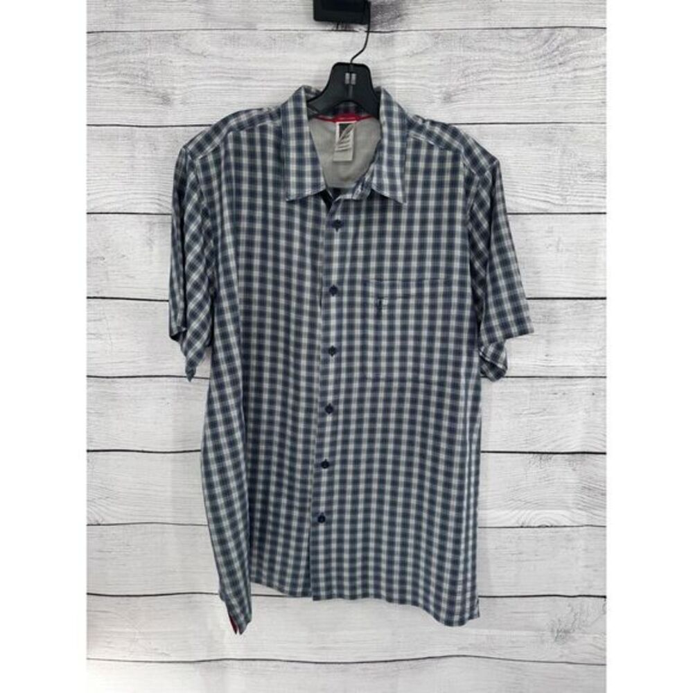 The North Face Men's‎ XL Plaid Button-Down Shirt Casual Long Sleeve Hiking